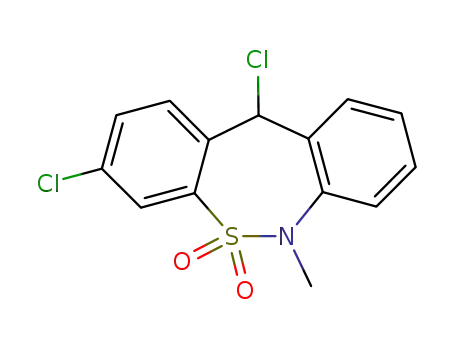 5,8-dichloro-10,10-dioxo-11-methyl-5,11-dihydrodibenzo<c,f><1,2>thiazepine